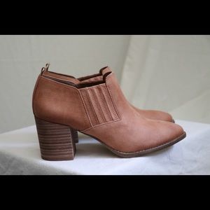 Tan dress Shootie by report